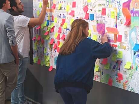 Festi Rural en route vers le Lioran : Atelier Fresque collective de la Renaissance Écologique