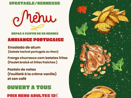 Repas de l’école de sort en chalosse et Garrey