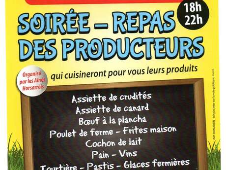 Soirée - Repas des producteurs locaux
