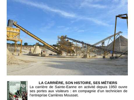 La carrière de Sainte-Eanne, son histoire, ses métiers