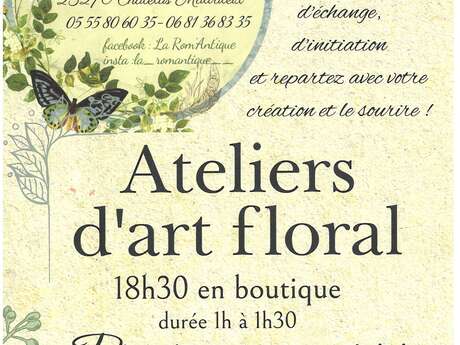 Ateliers d'art floral - mojito flower , composition