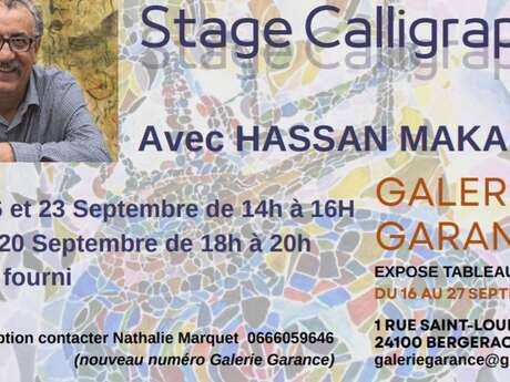 Stage de calligraphie