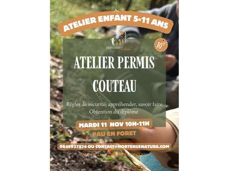 Animation "permis couteau enfants"