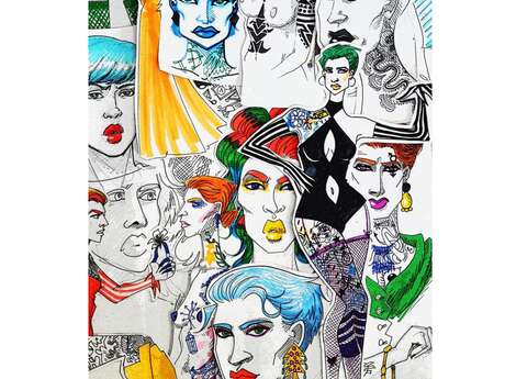 Expo Isabelle Perrin "Traits débridés "