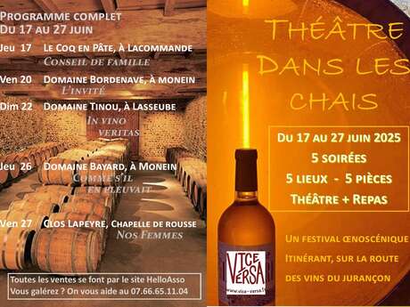 Théâtre dans les chais