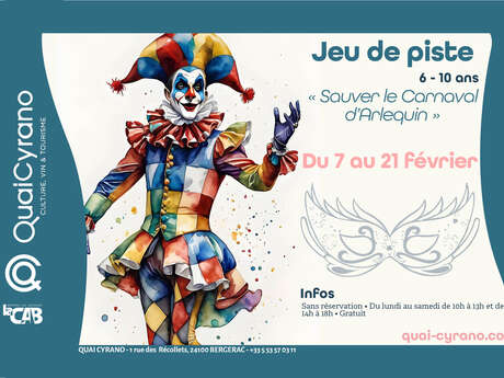 Jeu de piste | Sauver le Carnaval d’Arlequin