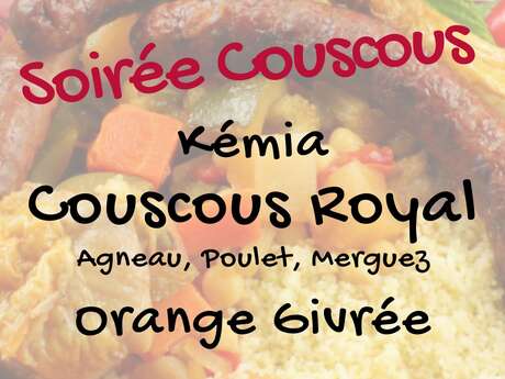 SOIREE COUSCOUS AU CAMPING-RESTAURANT LA PERLE
