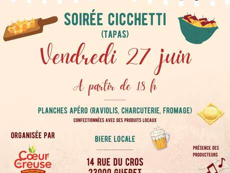 Soirée Cicchetti Tapas