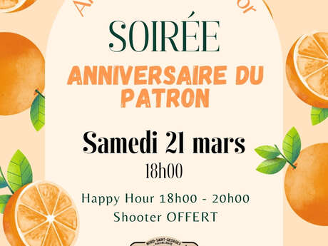 Soirée anniversaire du patron