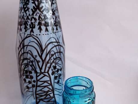 Atelier Porcelaine 6-12 ans : Soliflore bleu