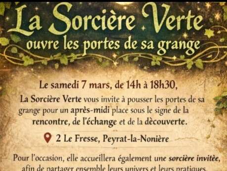 La Sorcière Verte ouvre les portes de sa grange