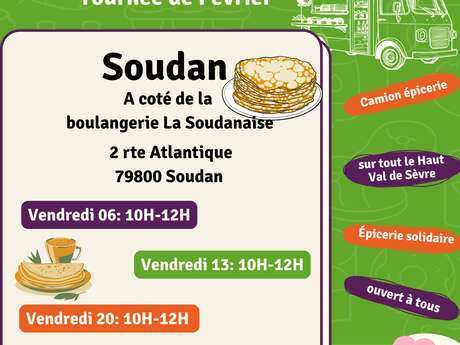 Epicerie du Val : tournée de février Soudan