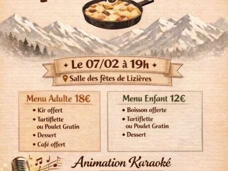 Soirée Tartiflette et Karaoké