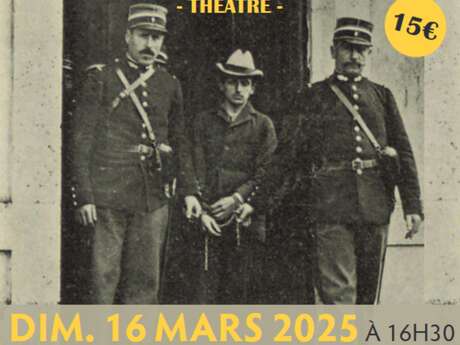 Théâtre "Le triple crime de Mézos", cie Par Les Temps Qui Courent