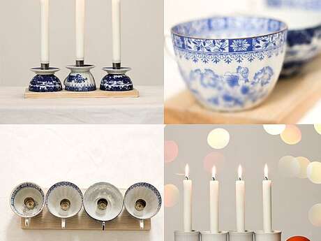 Atelier Porcelaine 6-12 ans : Soliflore bleu