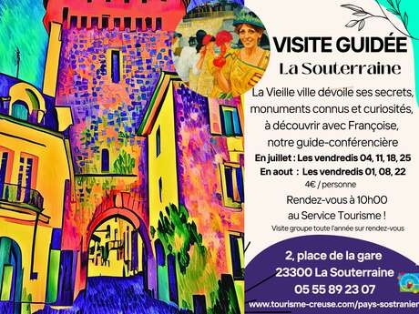 Visite animée de la vieille ville de La Souterraine