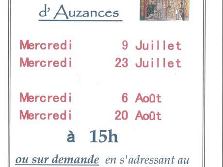 Visite guidée de l'église d'Auzances