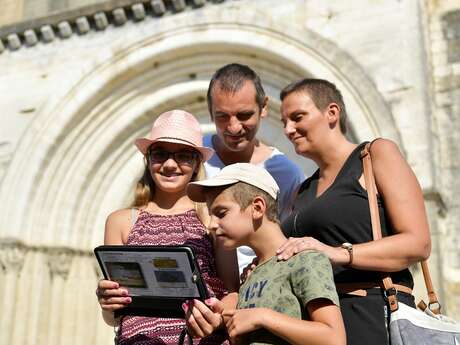 Le voyage de Guilhem, visite sur tablette