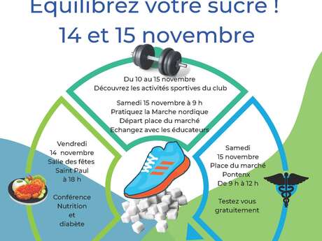 Enfilez vos baskets - Equilibrez votre sucre !