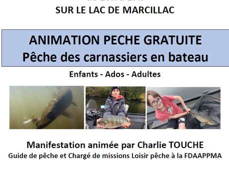 Pêche des carnassiers en bateau