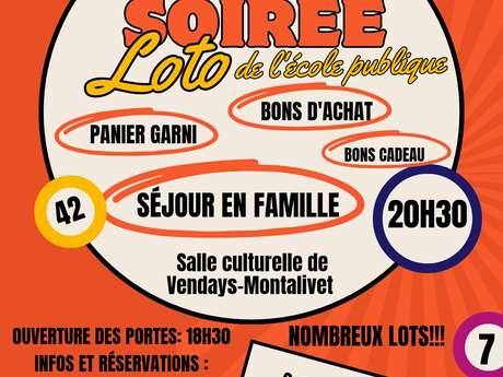 Soirée Loto de l'école publique