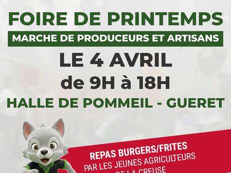 Foire de printemps, marché de producteurs et artisans