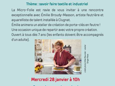 Atelier textile et feutre d'art