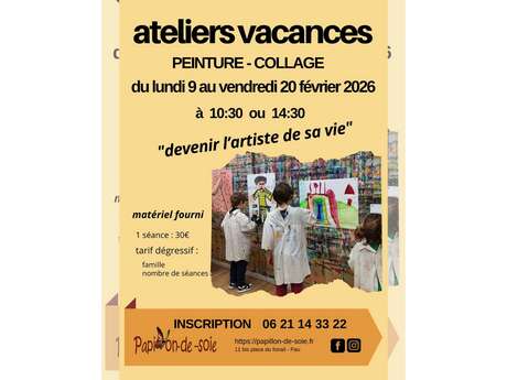 Atelier peinture-collage "Devenir l'artiste de sa vie"