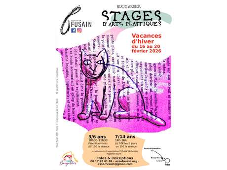 Stage d'art plastique vacances d'hiver