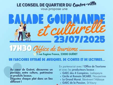 Balade gourmande au cœur de Guéret Balade gourmande au cœur de Guéret