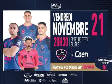 Handball:  Pau Billère Handball Vs Caen