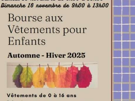 Bourse aux vêtements Bourse aux vêtements