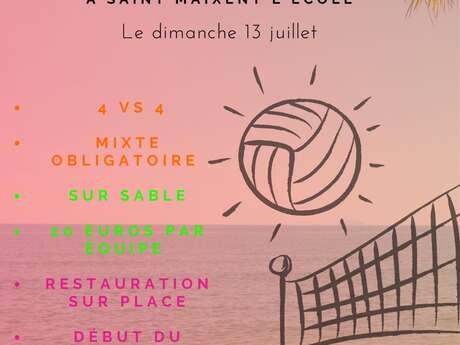 Tournoi de beach volley