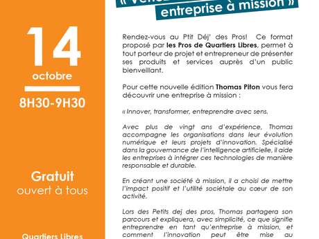 Ptit dèj des Pros - Quartiers Libres