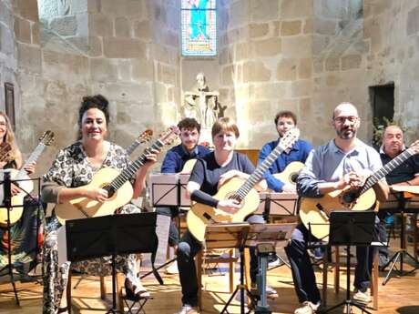 Concert de l'académie de guitare Yann Raix