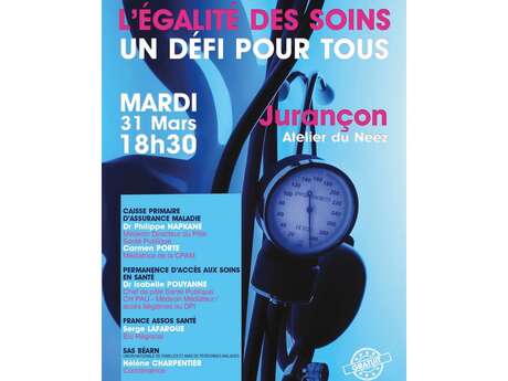 Conférence "L'égalité des soins un défi pour tous"