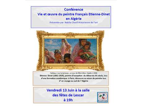 Vie et oeuvre du Peintre Etienne Dinet