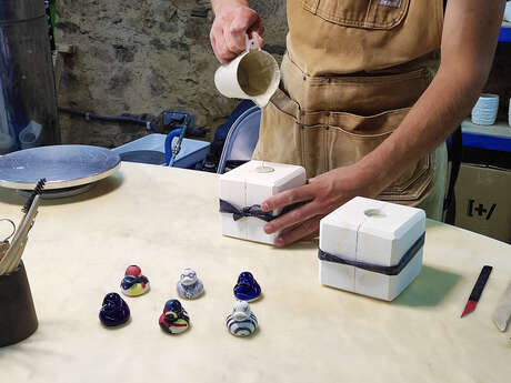 Visite d'atelier céramique et boutique porcelaine