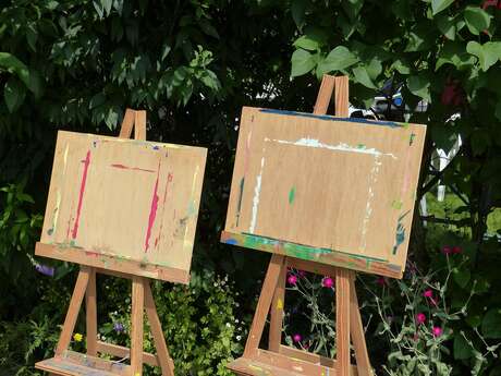 Atelier peinture avec Mélanie Bourlon