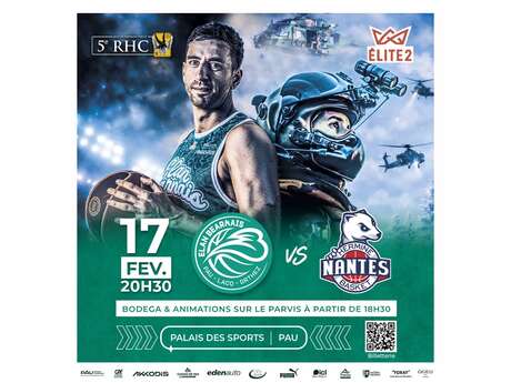 Basket ProB: Elan Béarnais Pau Lacq Orthez Vs Nantes