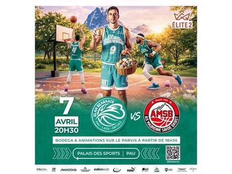 Basket ProB: Elan Béarnais Pau Lacq Orthez Vs Aix-Maurienne