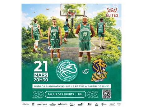 Basket ProB: Elan Béarnais Pau Lacq Orthez Vs Evreux