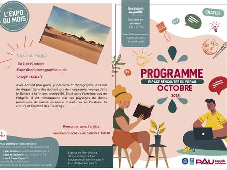 Programme de l'Espace de rencontre du Foirail - Octobre 2025
