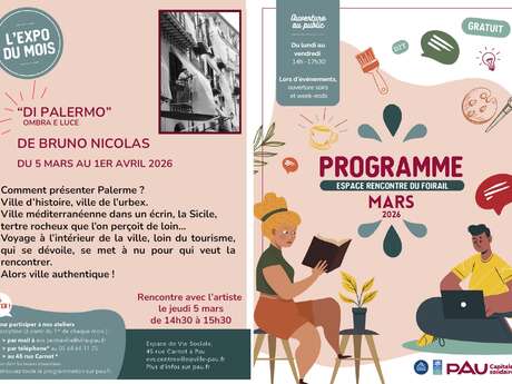 Programme de l'Espace de rencontre du Foirail - Mars 2026