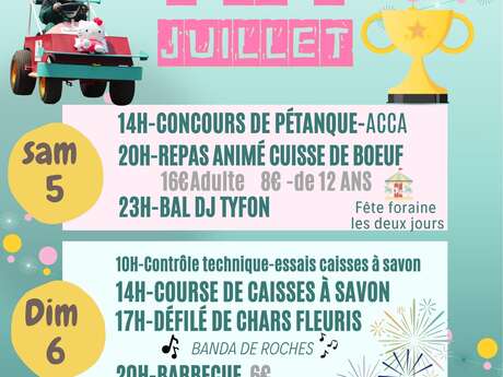 Fête à Reterre et course de caisses à savon