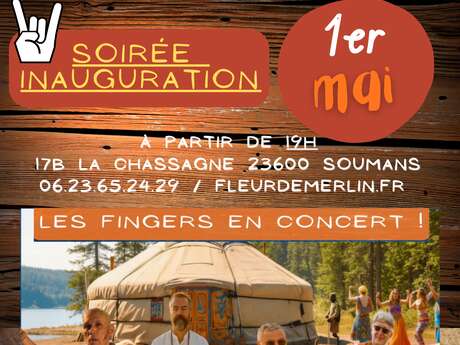 Inauguration de la Guinguette chez Camille & Adrien