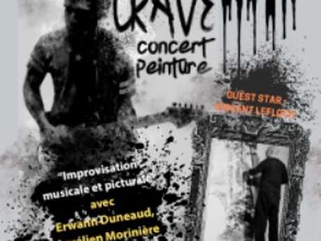 Concert - peinture avec Crave à l'Escalier