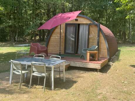 Camping Domaine de Lallé - POD Le Milan Rouge