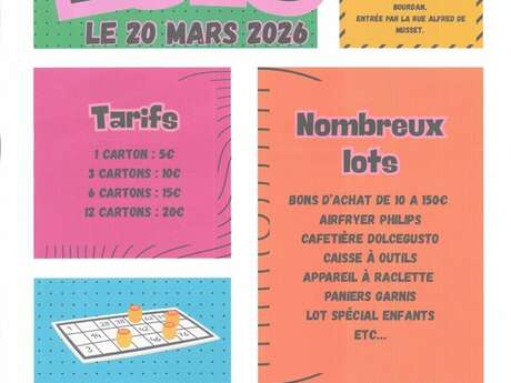 Loto du Lycée Pierre Bourdan