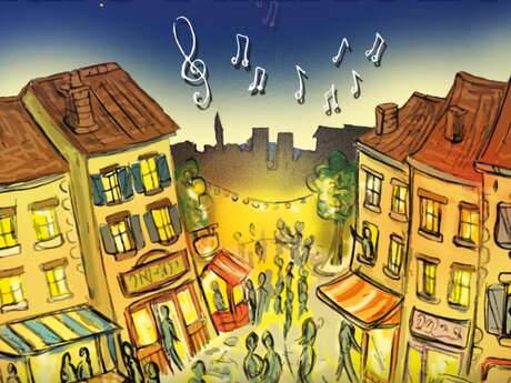 Un soir, rue Haute-Vienne : marché nocturne à Limoges